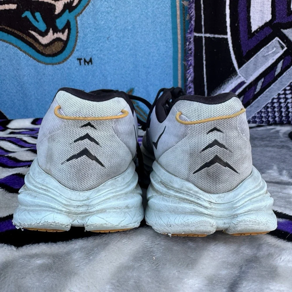 Size 10 - Hoka One One Rincon 3 White Blue‎ Glass